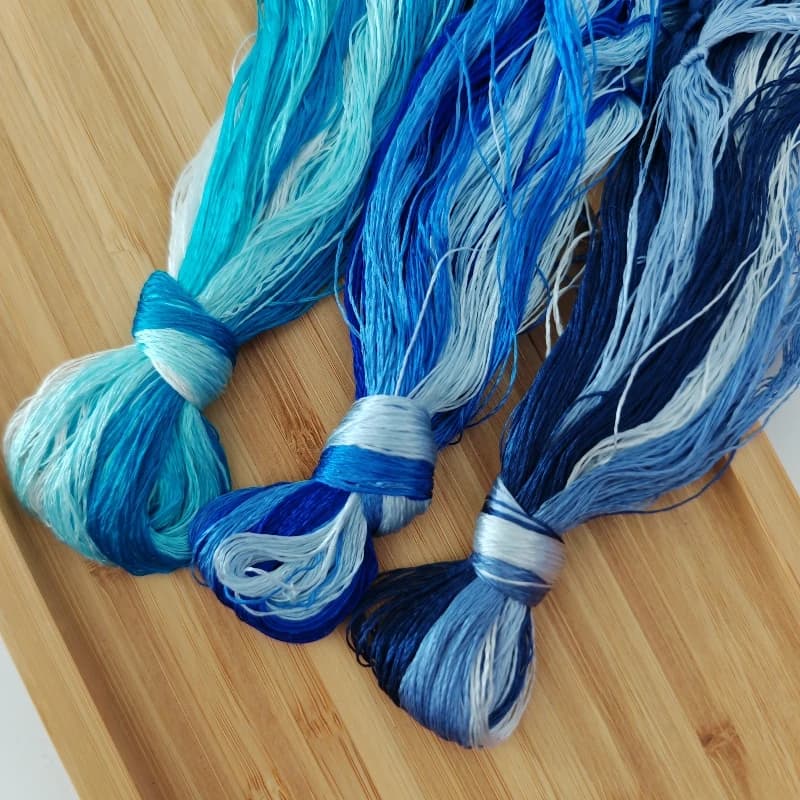 Embroidery Floss Silk Thread Set, 20m Skeins
