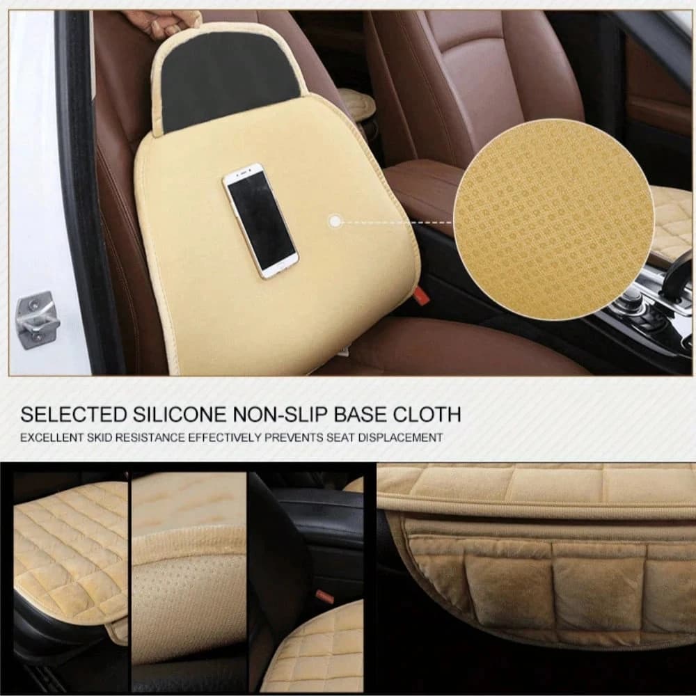 Car Seat Cover Bottom Seat Cover For Cars, All Season Auto Seat Cushion Covers Front And Rear Auto Comfortable Protector Cover