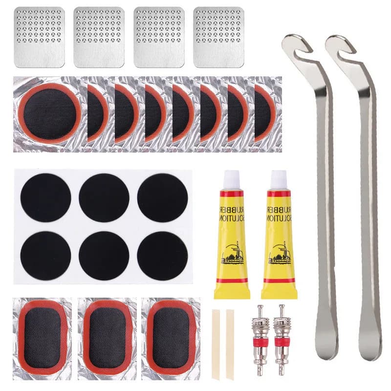 Bicycle Flat Tire Repair Kit 48pcs