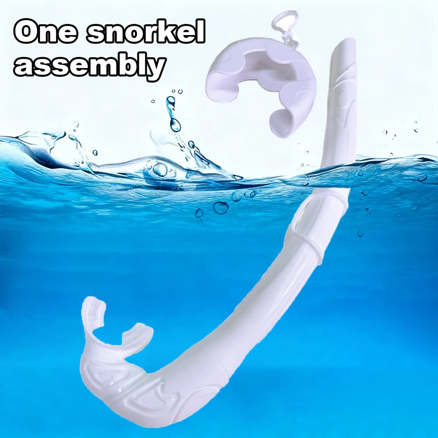Retractable Soft Silicone Snorkel
