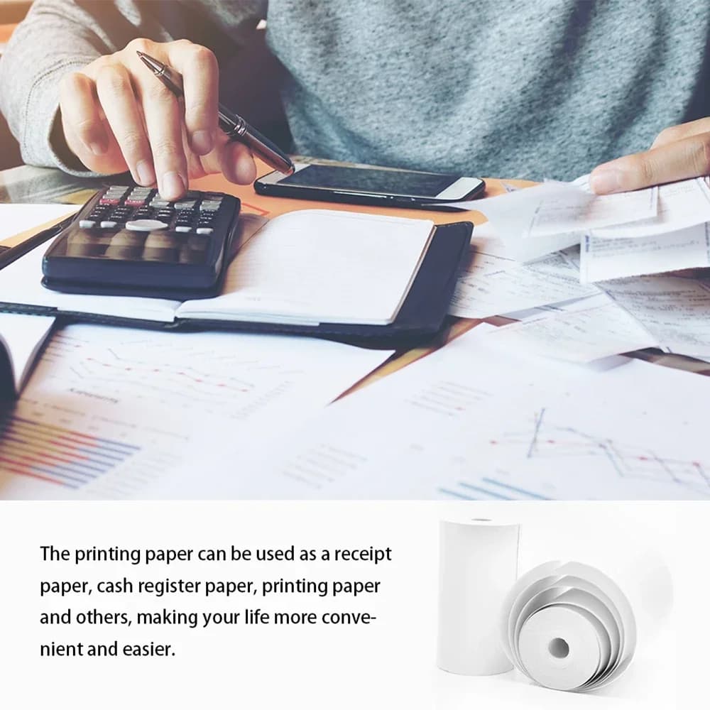 Thermal Paper Refill Rolls for Kids Instant Camera