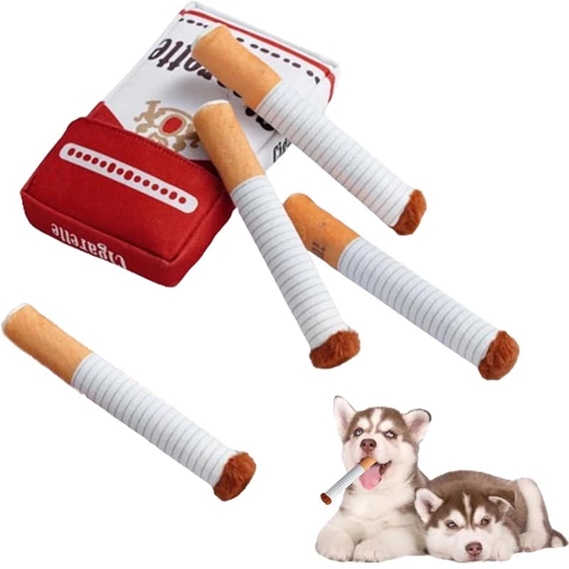 Dog Toy Funny Interactive Plush Dog Toys Creatives Cigarette Design Giggling Chewing Toys For Dog The Perfect Pet Gift