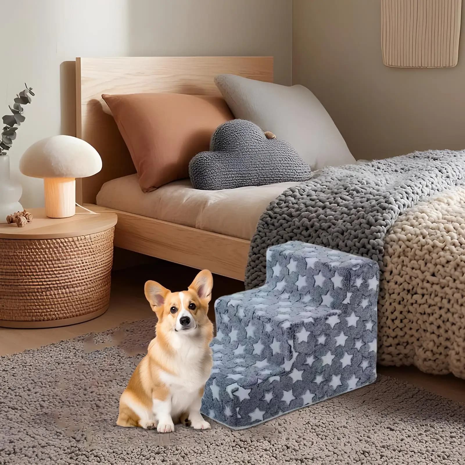 Dog Stairs for High Beds, Non-Slip