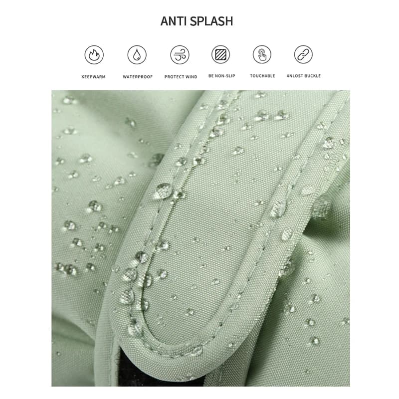 Kids Waterproof Snow Mittens Long Cuff
