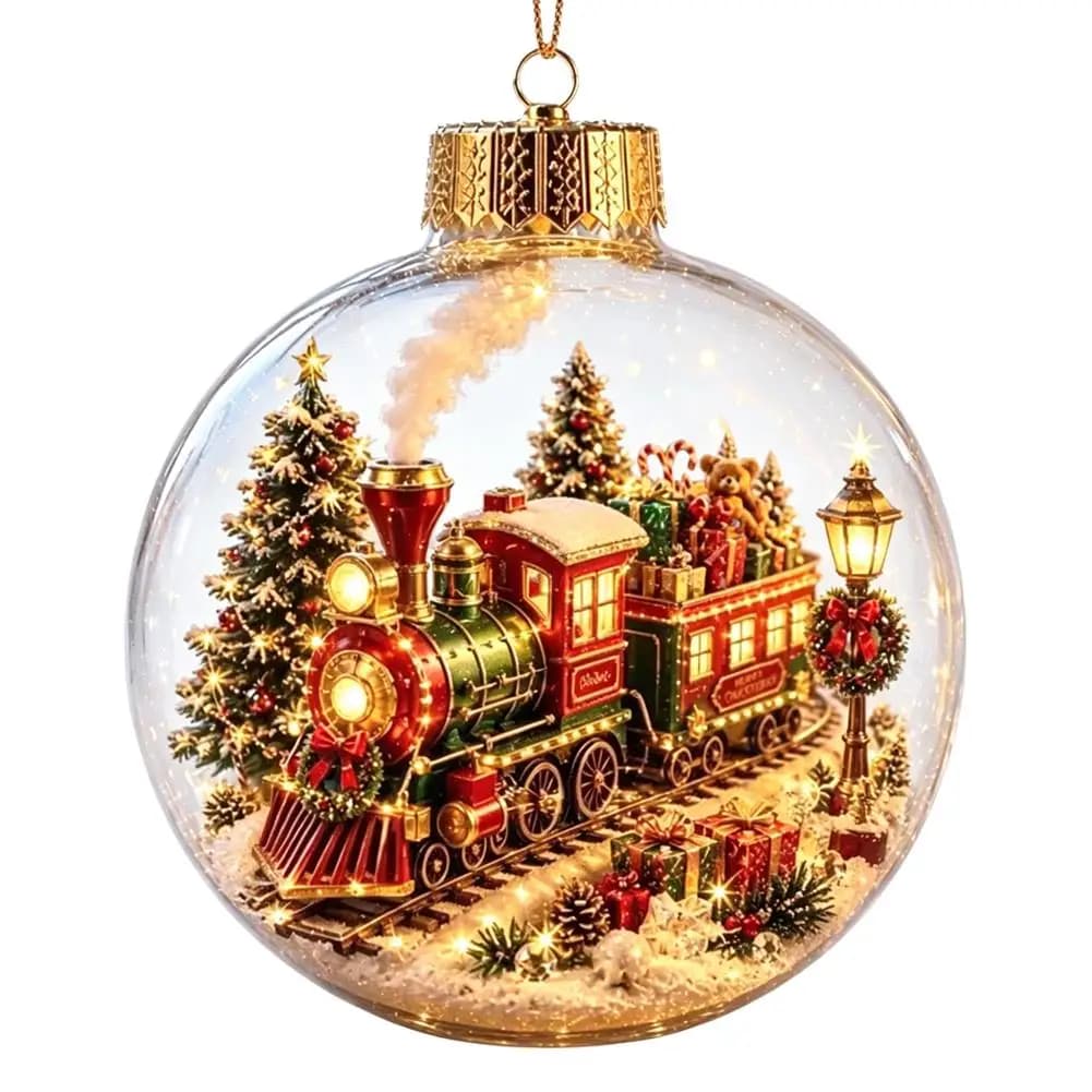 Glowing Christmas Story Ornament