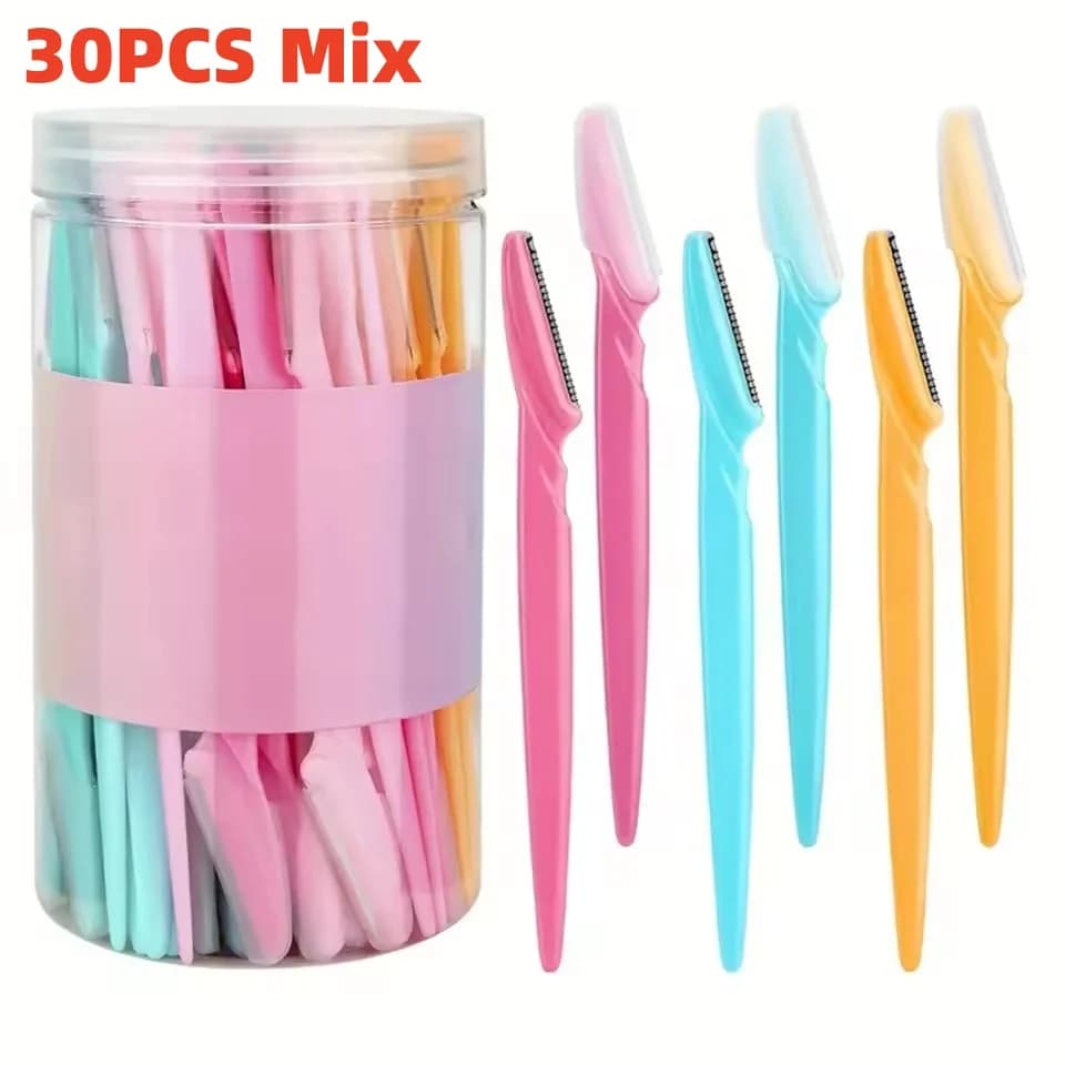 Eyebrow Trimmer Makeup Beauty Tools Safe Eye Brow Razor Face Body Hair Removal Shaver Blades Woman Eyebrows Shaping Knife