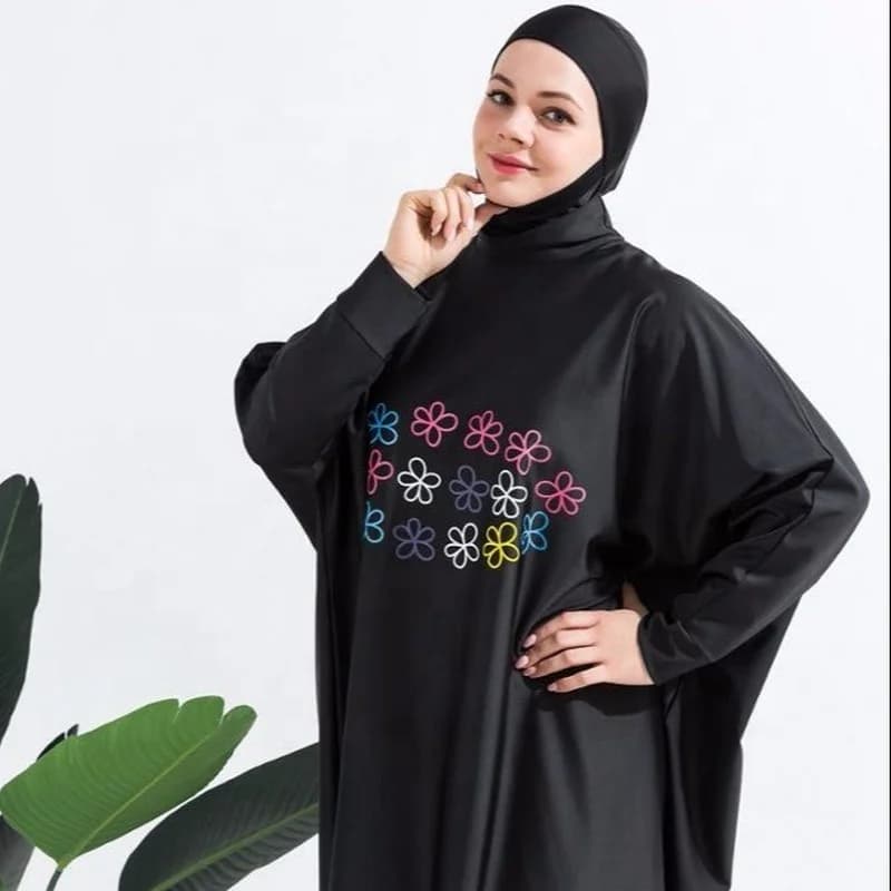 Women's Modest Swimwear Set with Hijab