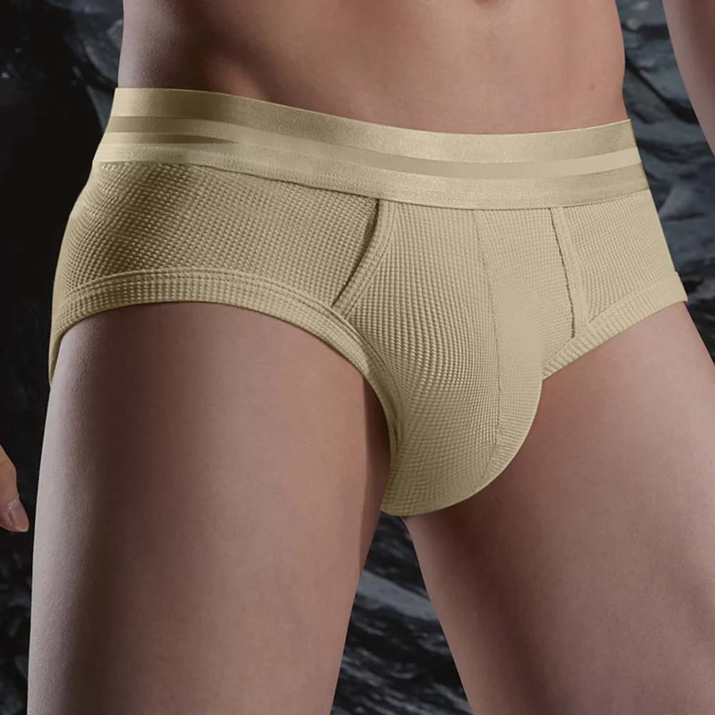 Men's Waffle Briefs Lightweight Breathable