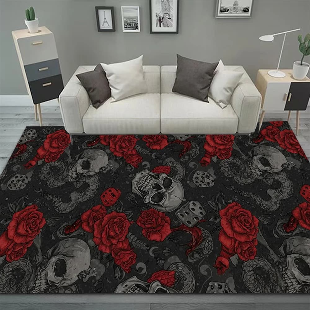 Vintage Bohemian Gothic Area Rug