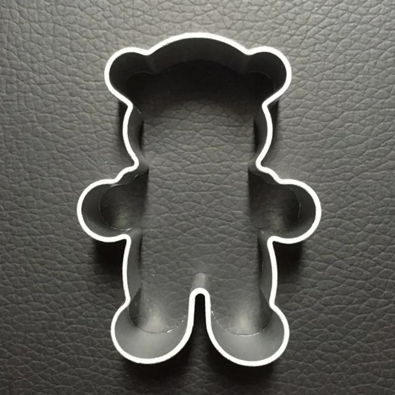 Bear-Shaped Cookie Cutters Metal 3-Piece Set