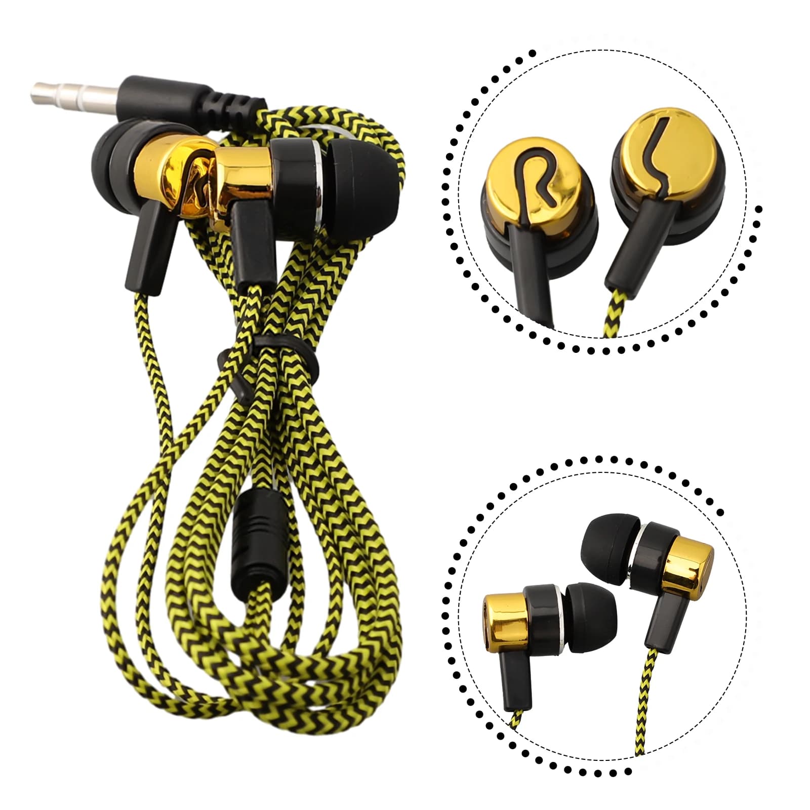 3.5mm In-Ear Stereo Earbuds with Bass