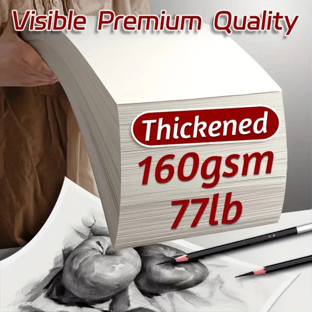 Sketch Paper 25 Sheets Mixed Sizes 160g