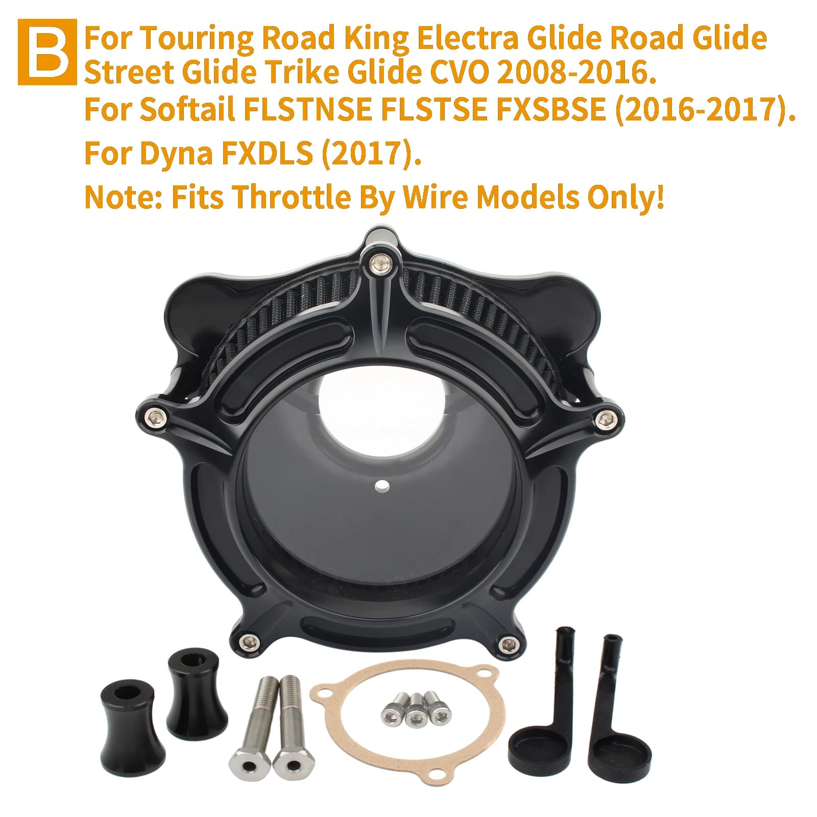 CNC Air Cleaner Intake Filter for Harley