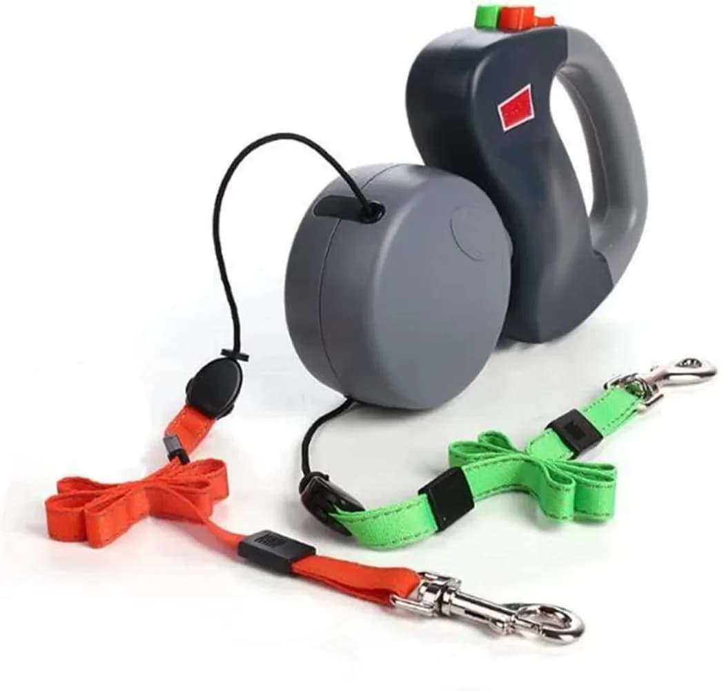 Dual Line Retractable Dog Leash 3M