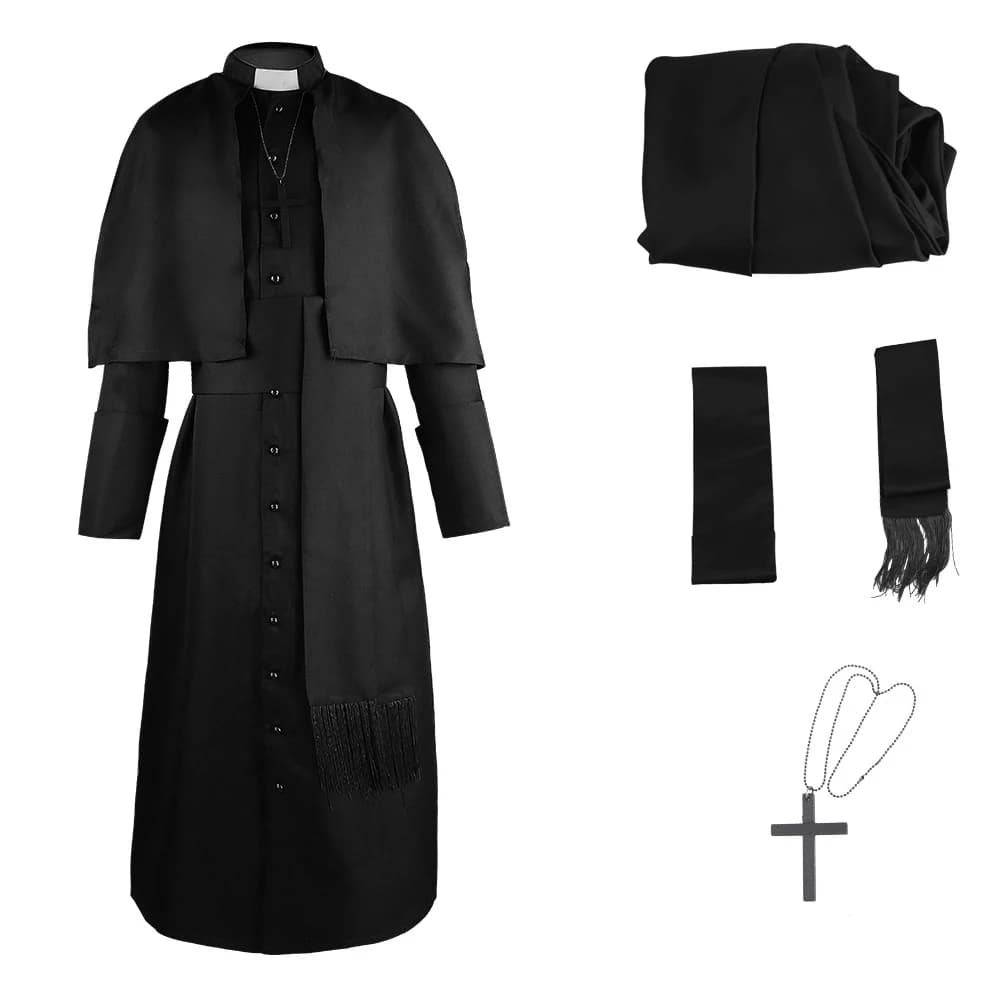Medieval Priest Robe Costume