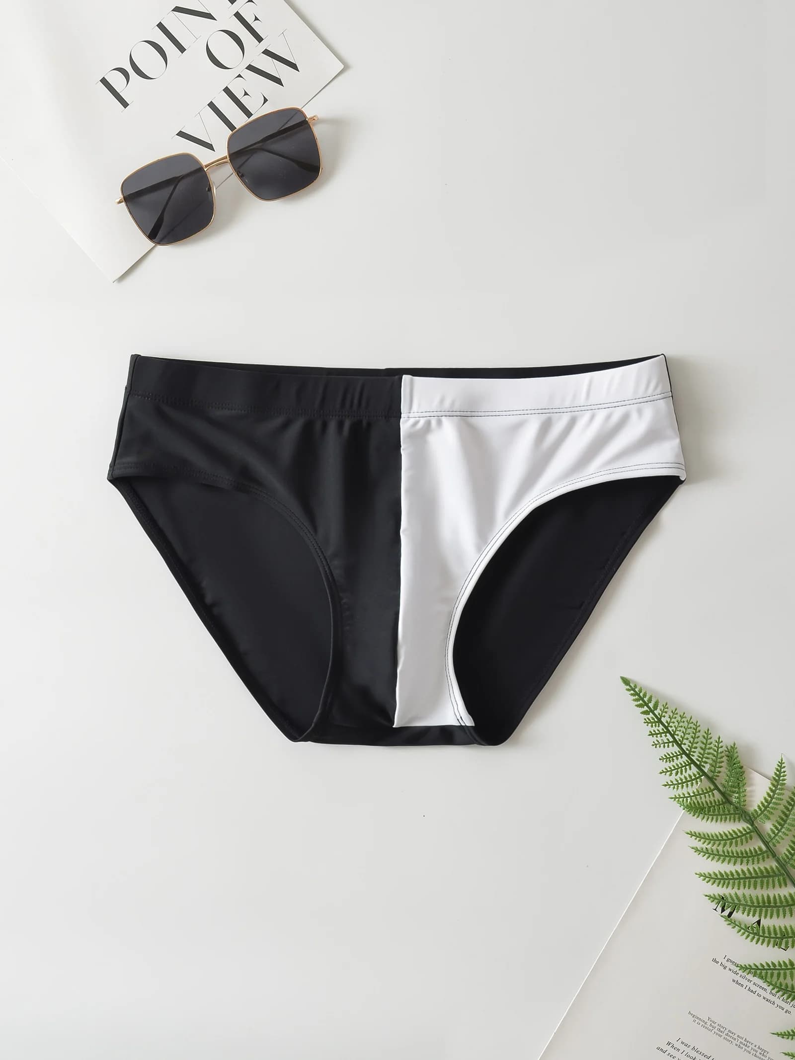 Men's Triangular Quick-Dry Swim Trunks