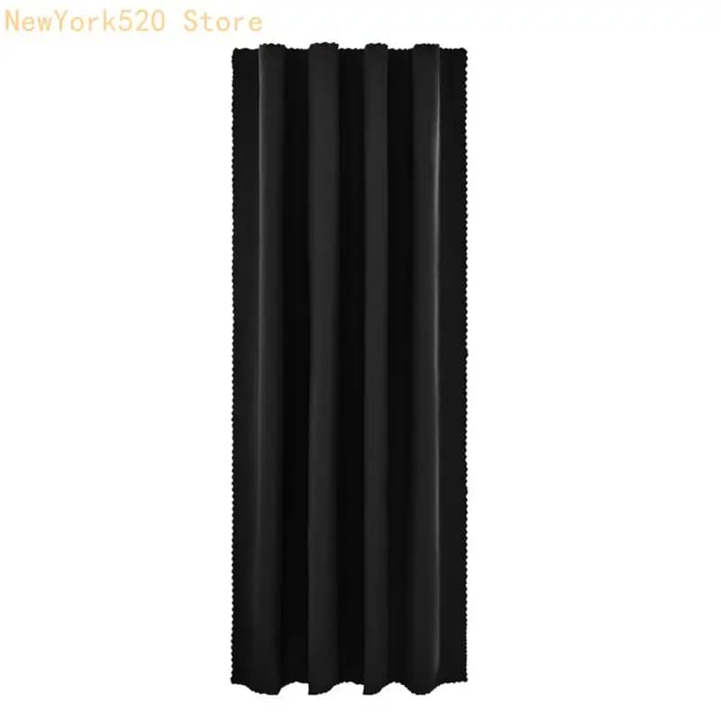 Blackouts Window Curtains Heat Insulating Soundproof Polyester Materials Easy Install Home Decoration N84C