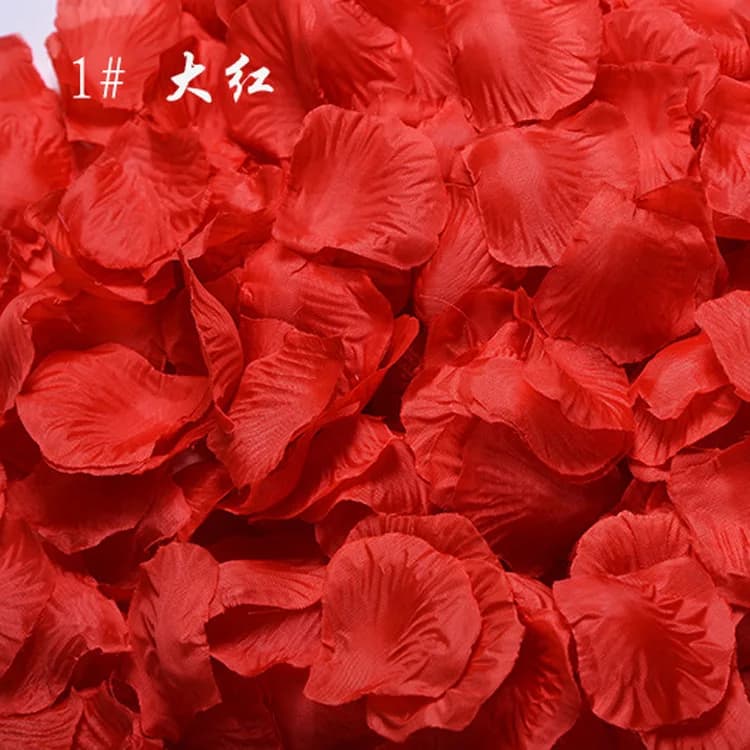 Silk Rose Petals Wedding Ceremony Bulk Pack