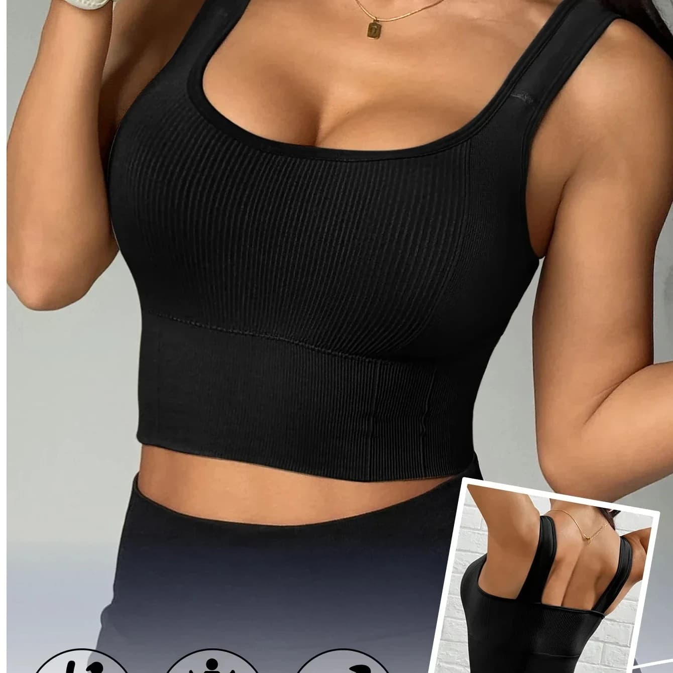 Seamless Padded Sports Bra