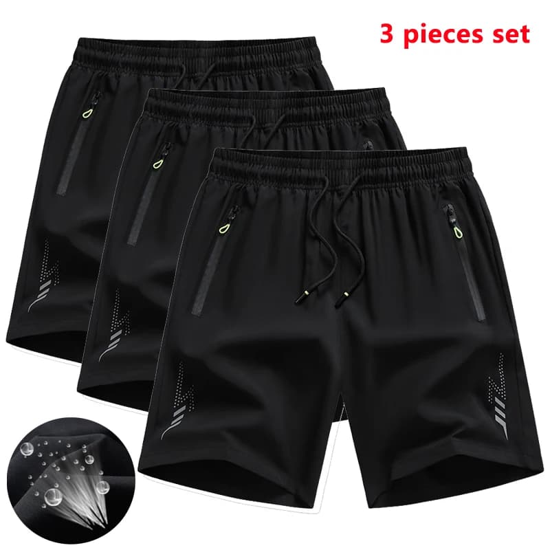 Men's Quick Dry Running Shorts 3-Pack