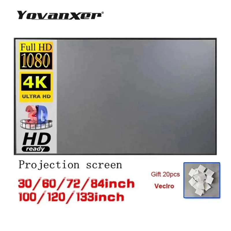 Portable Projector Screen Reflective Fabric