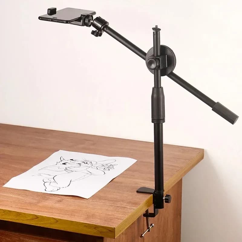 Horizontal Articulated Arm Phone Tripod Stand