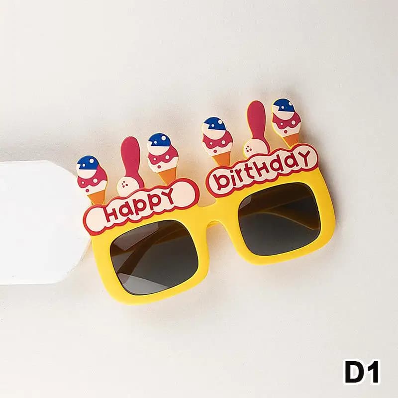 Birthday Party Novelty Glasses Photo Booth Props