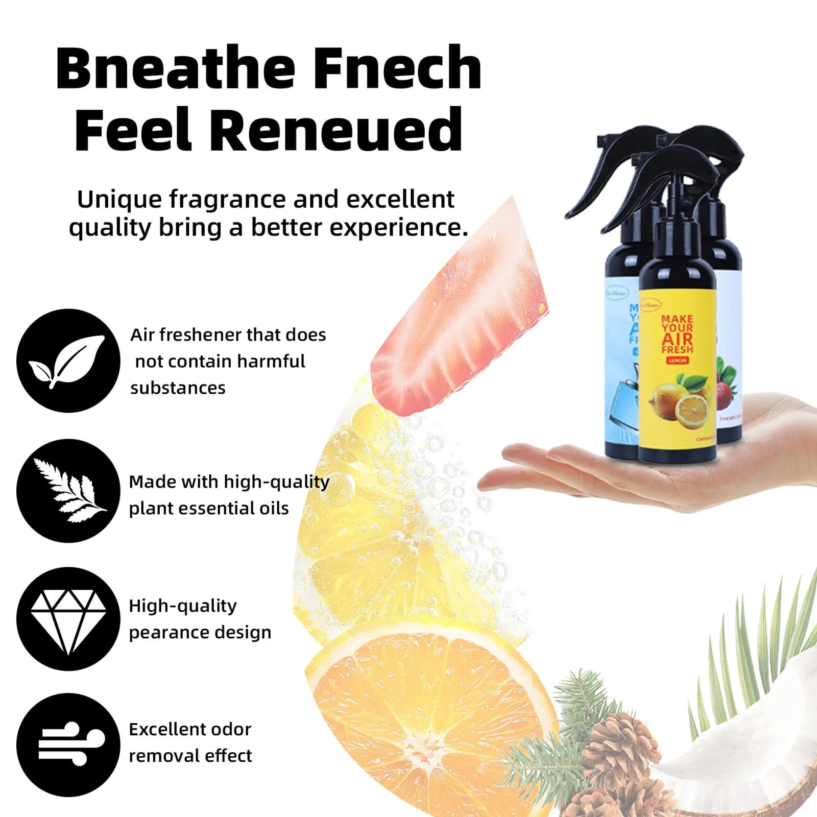 Multi-Purpose Odor Eliminating Spray