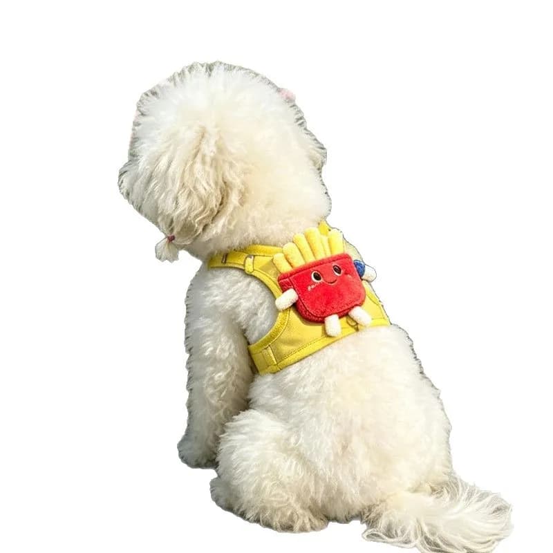 Small Dog Plush Harness Vest