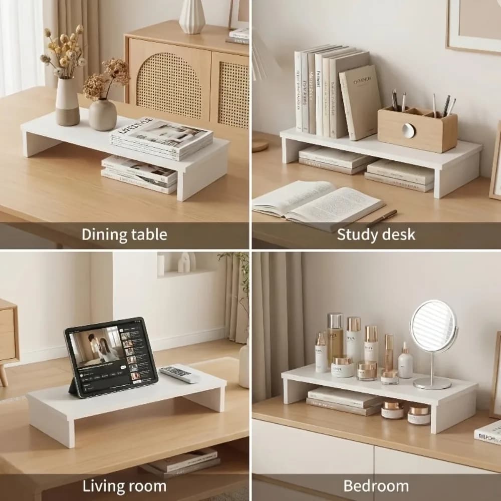 White Ergonomic Laptop Stand