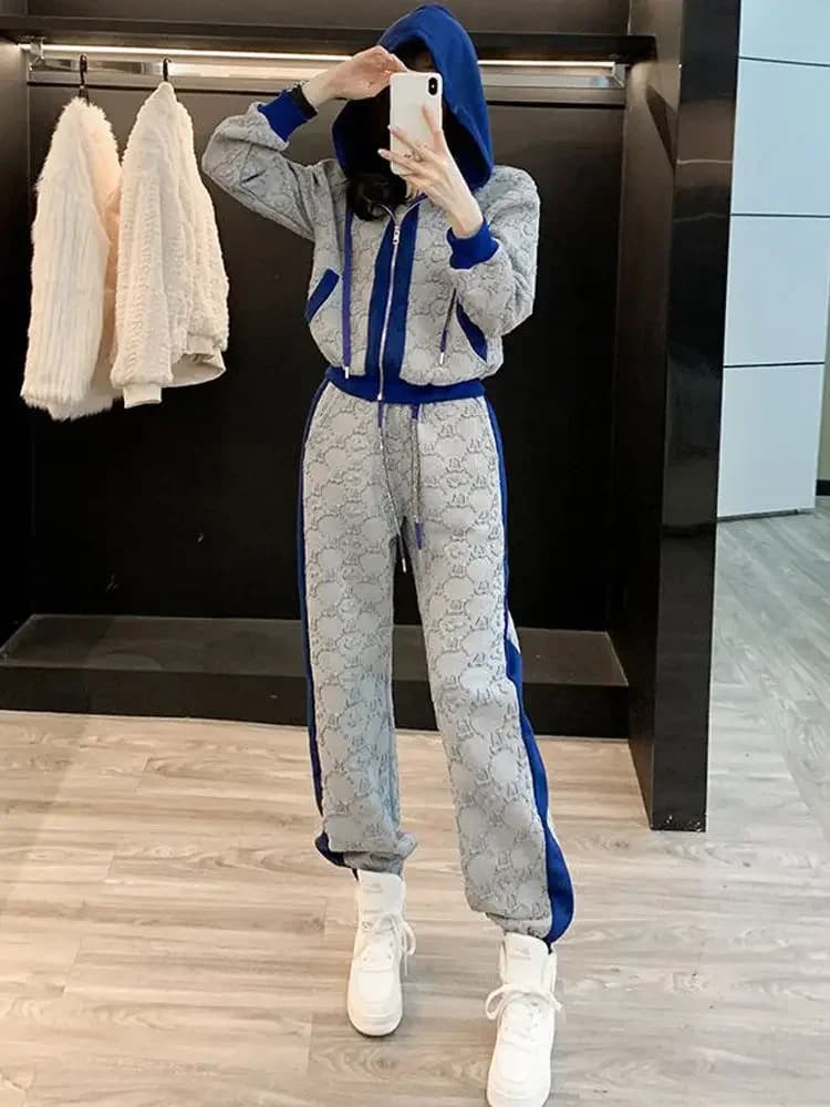 Women's Two-Piece Tracksuit Set