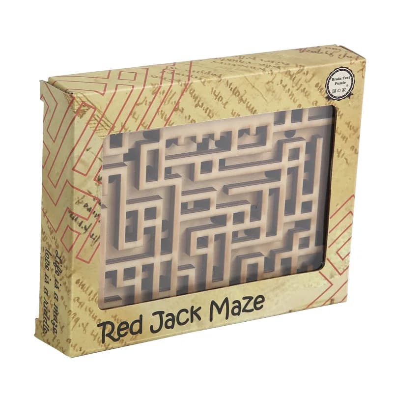 Wooden Brain Teaser Puzzle Set