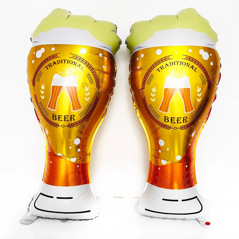 Adult Birthday Party Whisky Champagne Beer Cups Balloon Beer Cheers Father's Day 30th 40th 50th 60th Birthday Party Decor