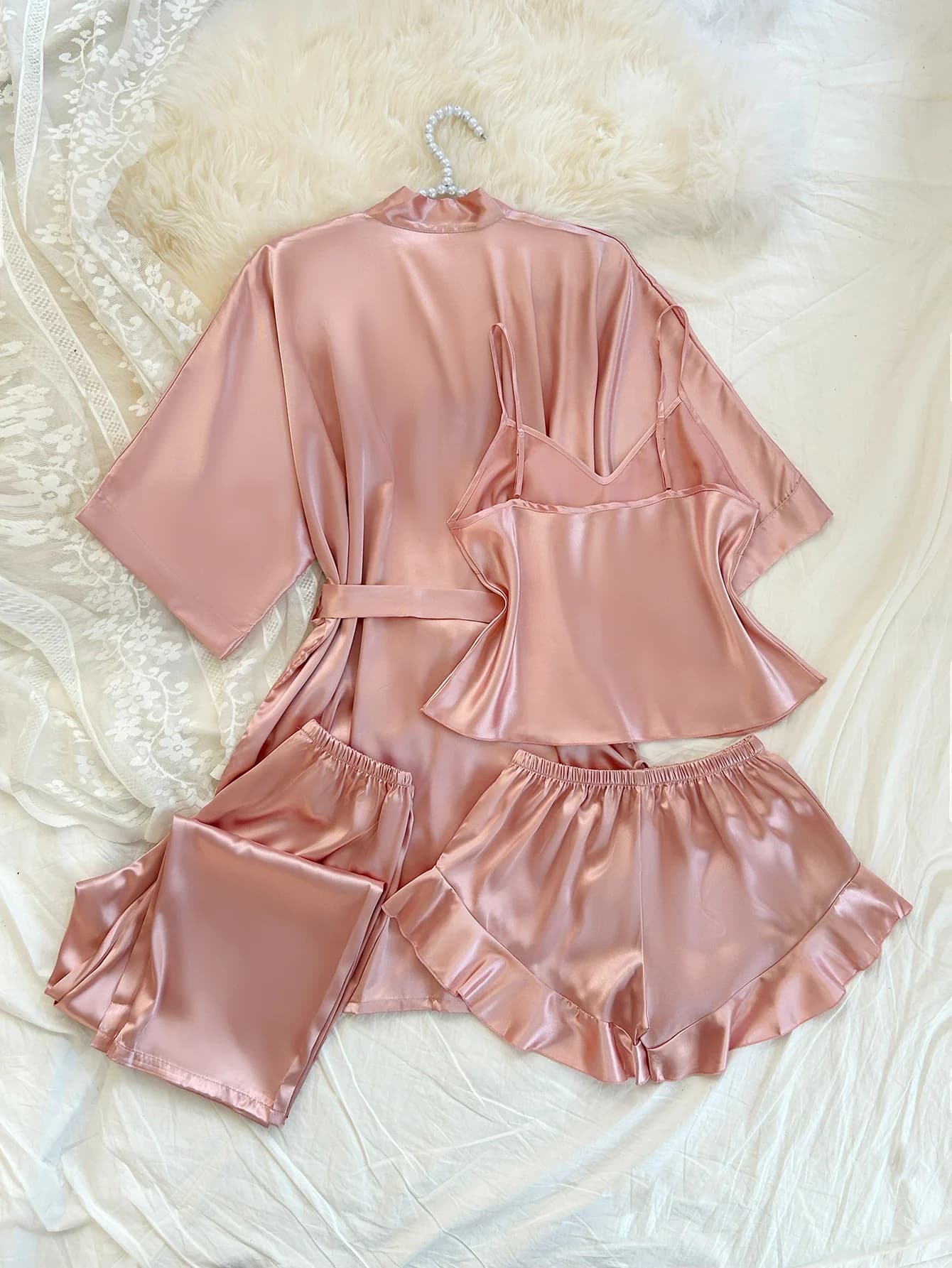 Women's Half-Sleeve Pajama Shorts Set