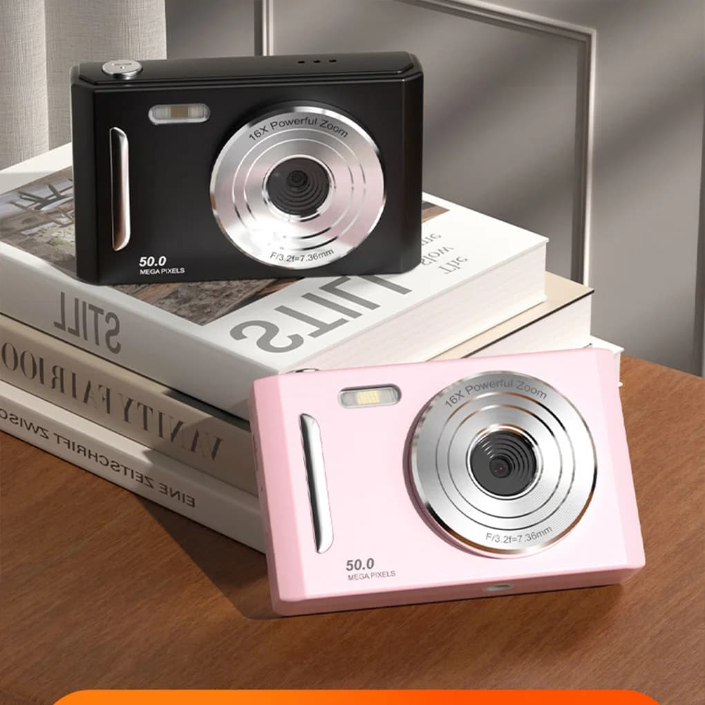 4K Dual Camera with Auto Focus and LED Fill Light