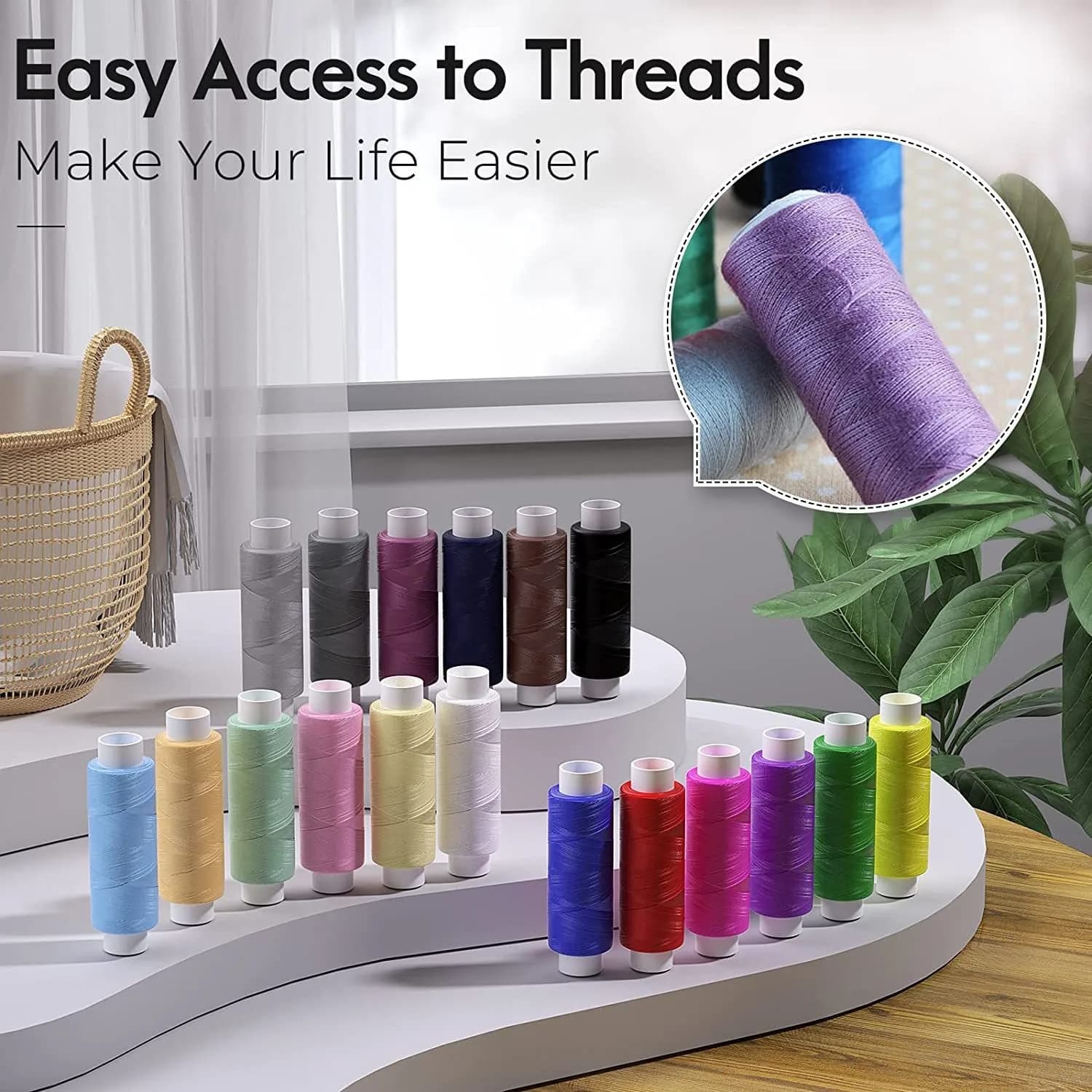 Sewing Kits DIY Multi-function Sewing Box Set for Hand Quilting Stitching Embroidery Thread Sewing Accessories Sewing Kits