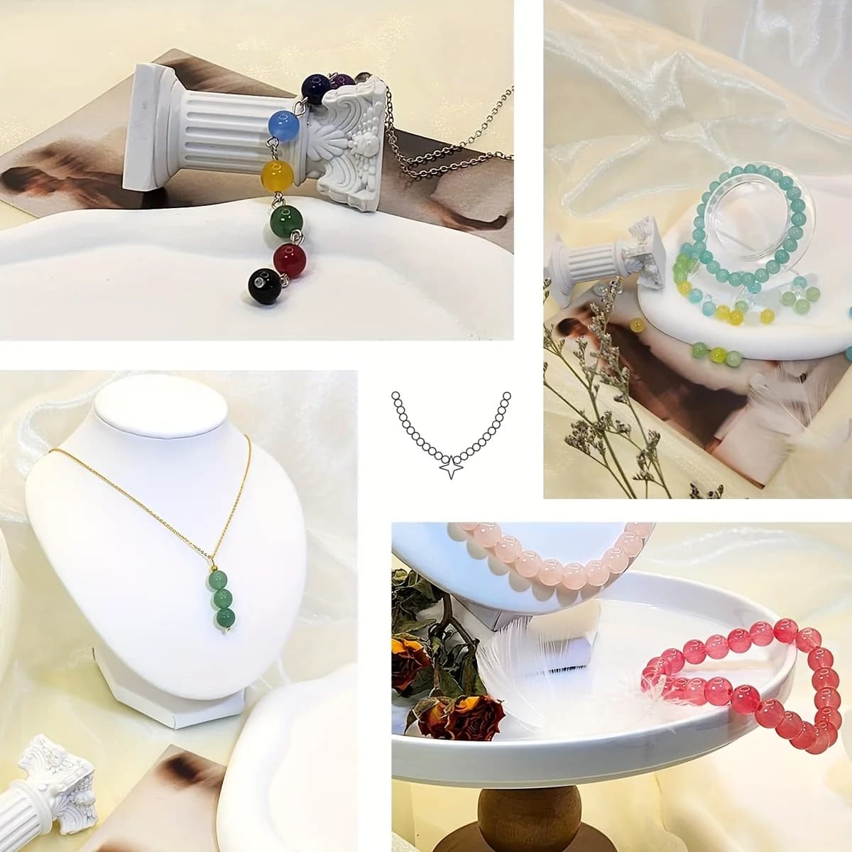 Glass and Crystal Beads Assortment Kit