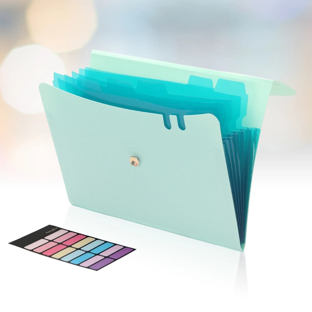 A4 Accordion File Folder with 7 Pockets