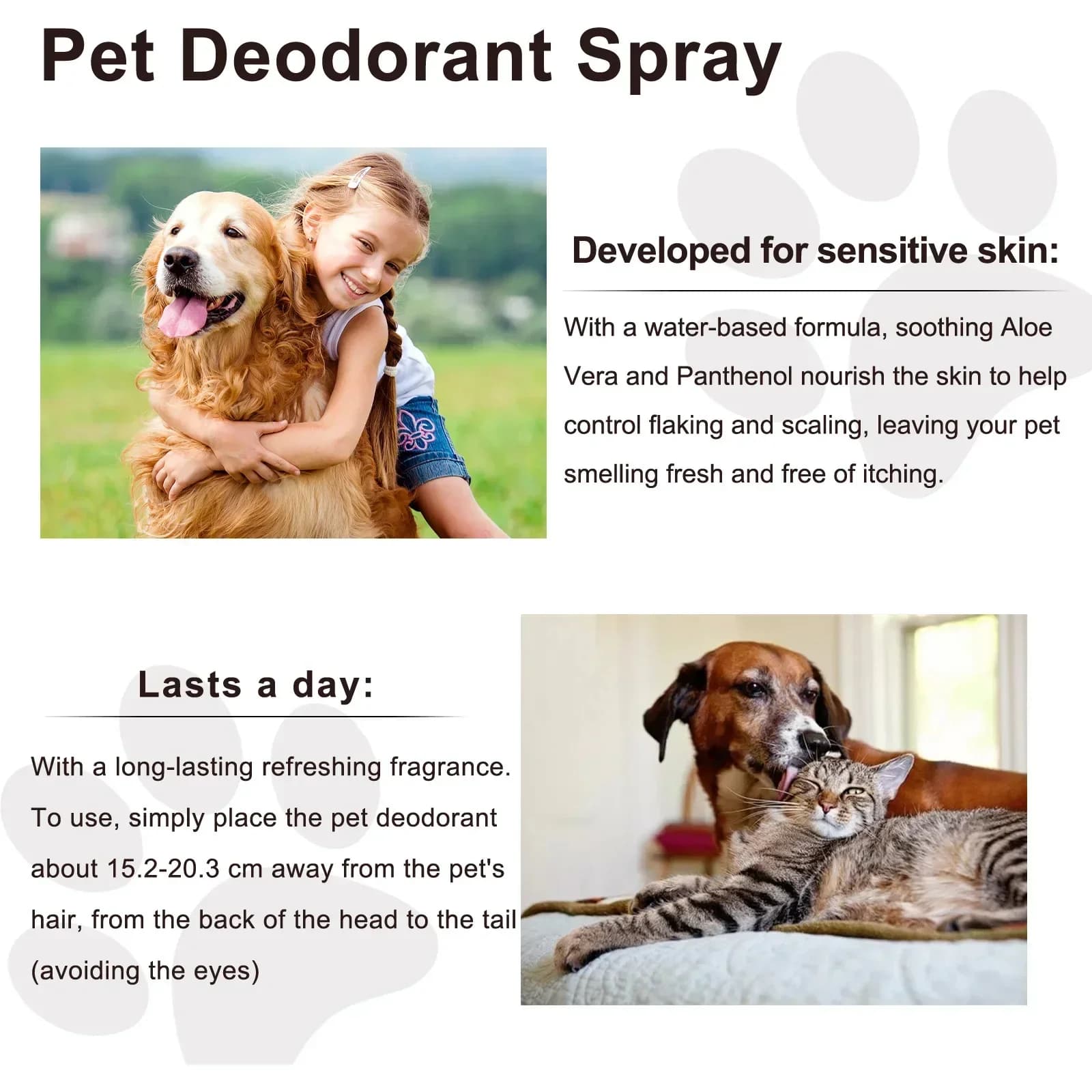 Pet Deodorizing Spray with Lavender Oil