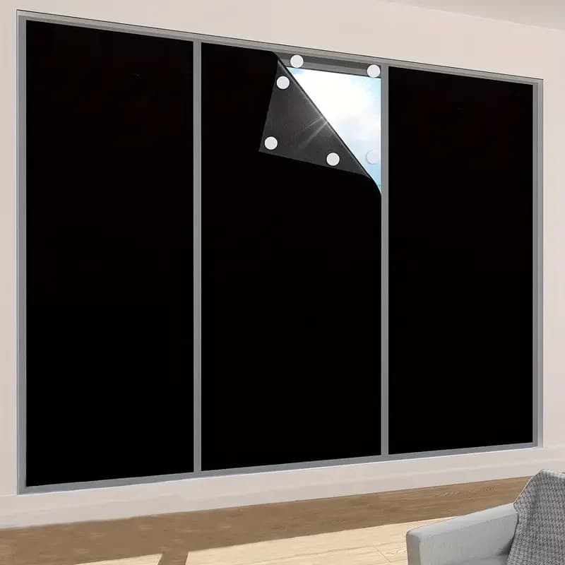 Blackout Window Film Self-Adhesive