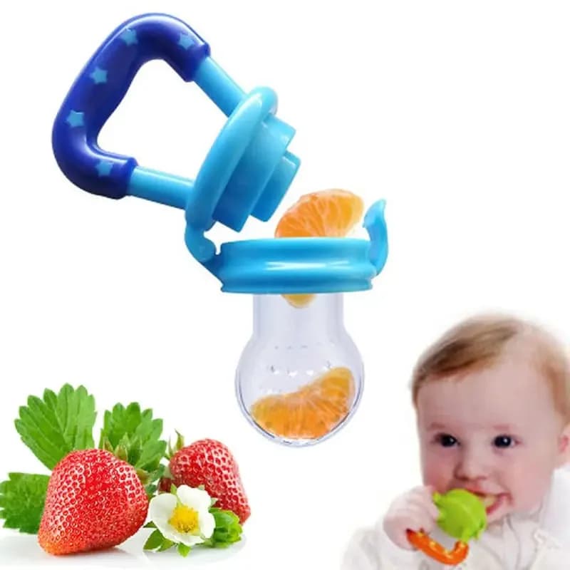 Feeding Safe Baby Supplies Nipple Teat Teethers New Kids Teethers Nipple Fresh Food Nibbler Feeder Ring Baby Dummies Teethers