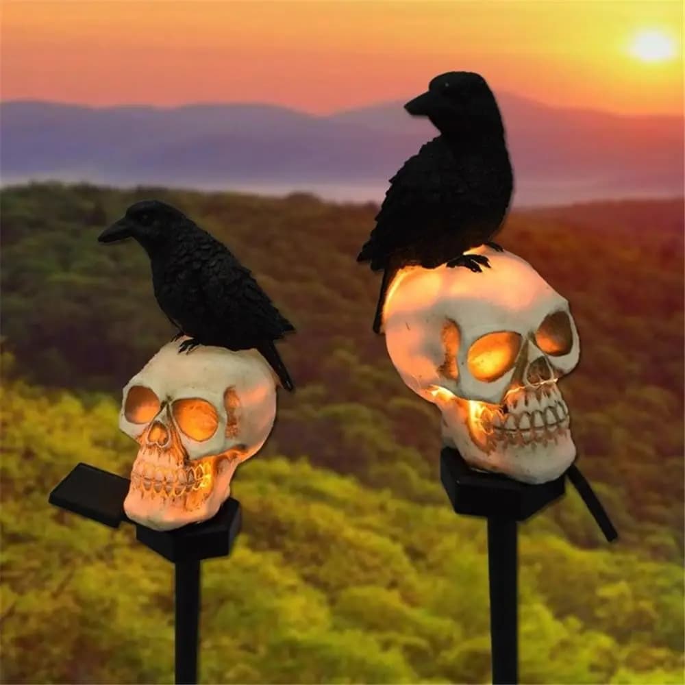 Halloween Skeleton Ghost Outdoor Light Decoration