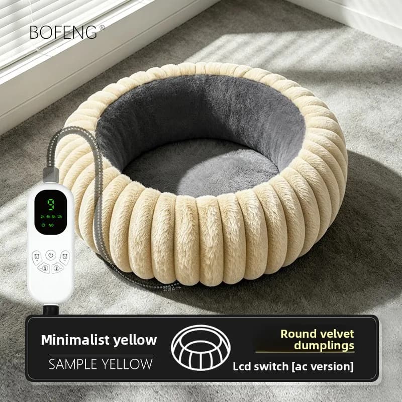 Heated Pet Bed with Smart Temperature Control