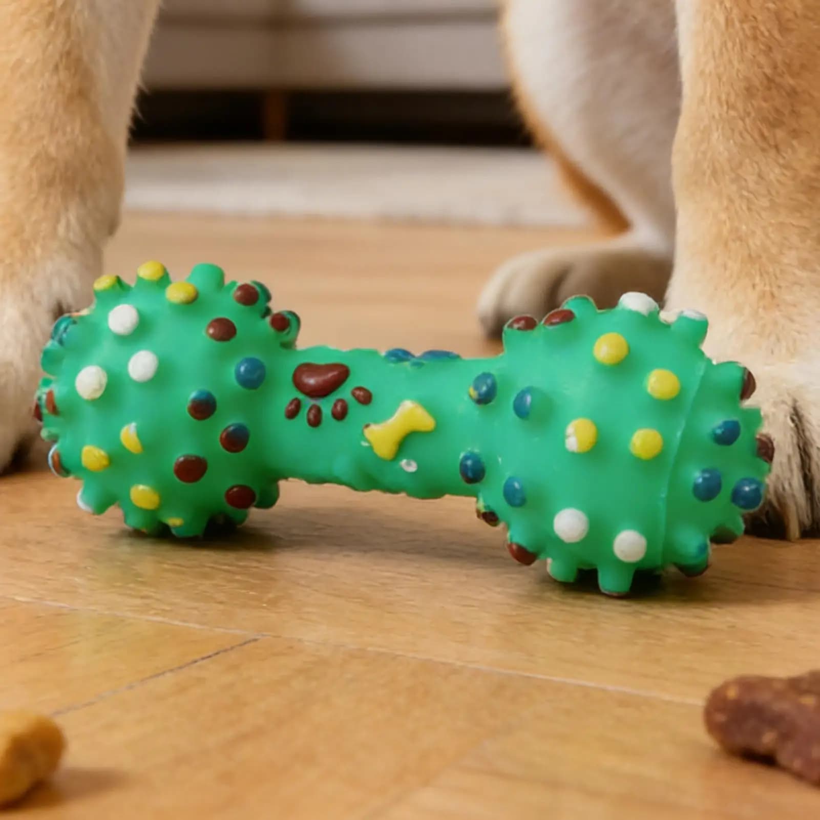 Small Dog Interactive Chew Toy with Whistle