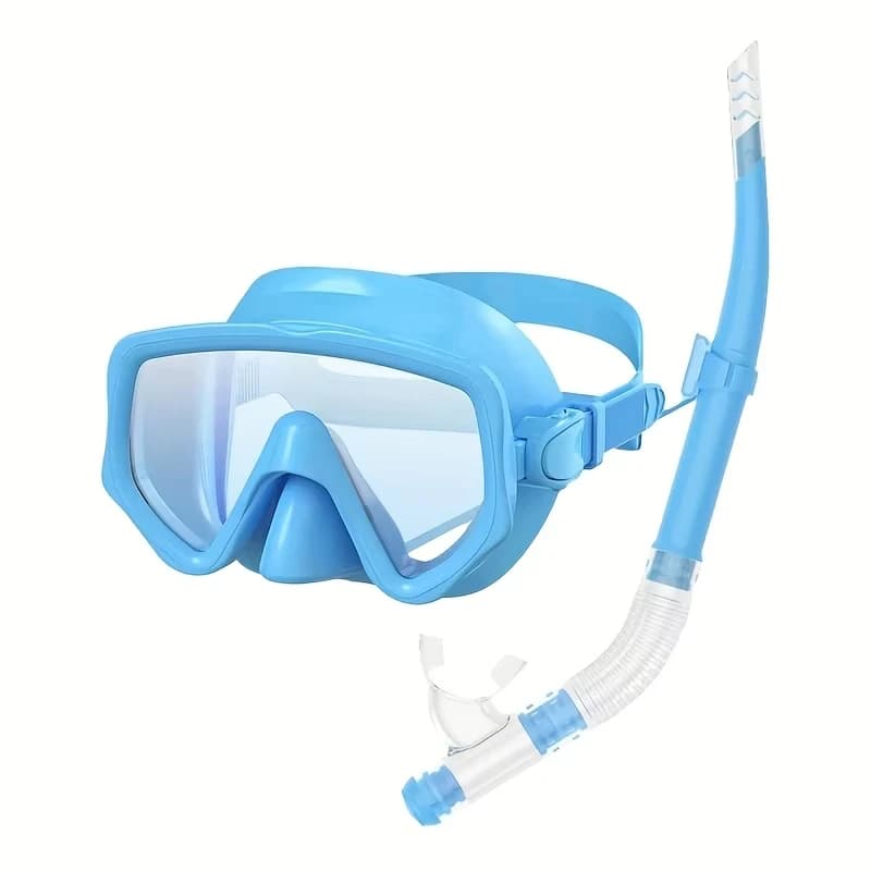 Adult Panoramic Diving Mask Snorkel Set