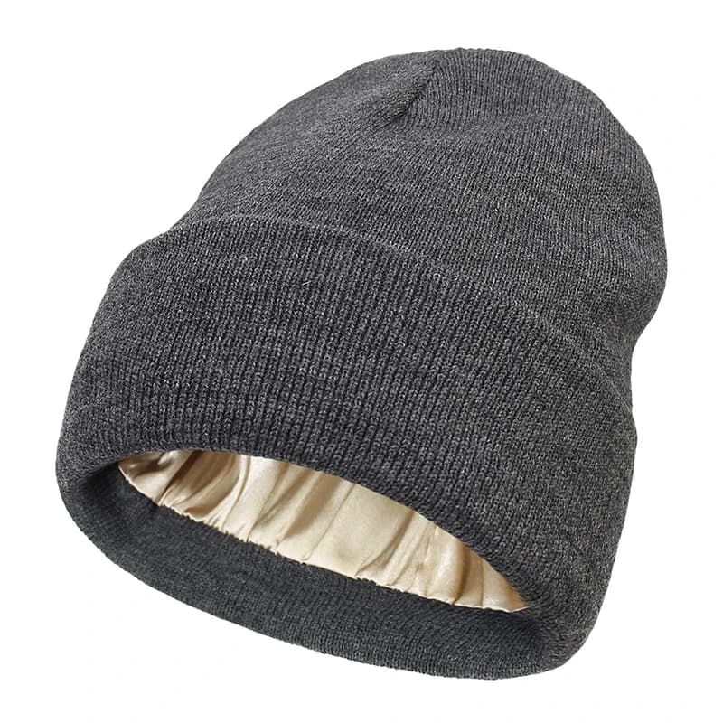 Women's Satin Lined Winter Beanie