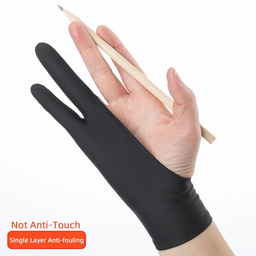Two-Finger Touchscreen Drawing Gloves