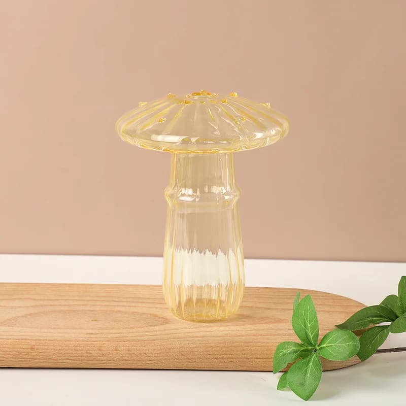Mushroom Glass Vase