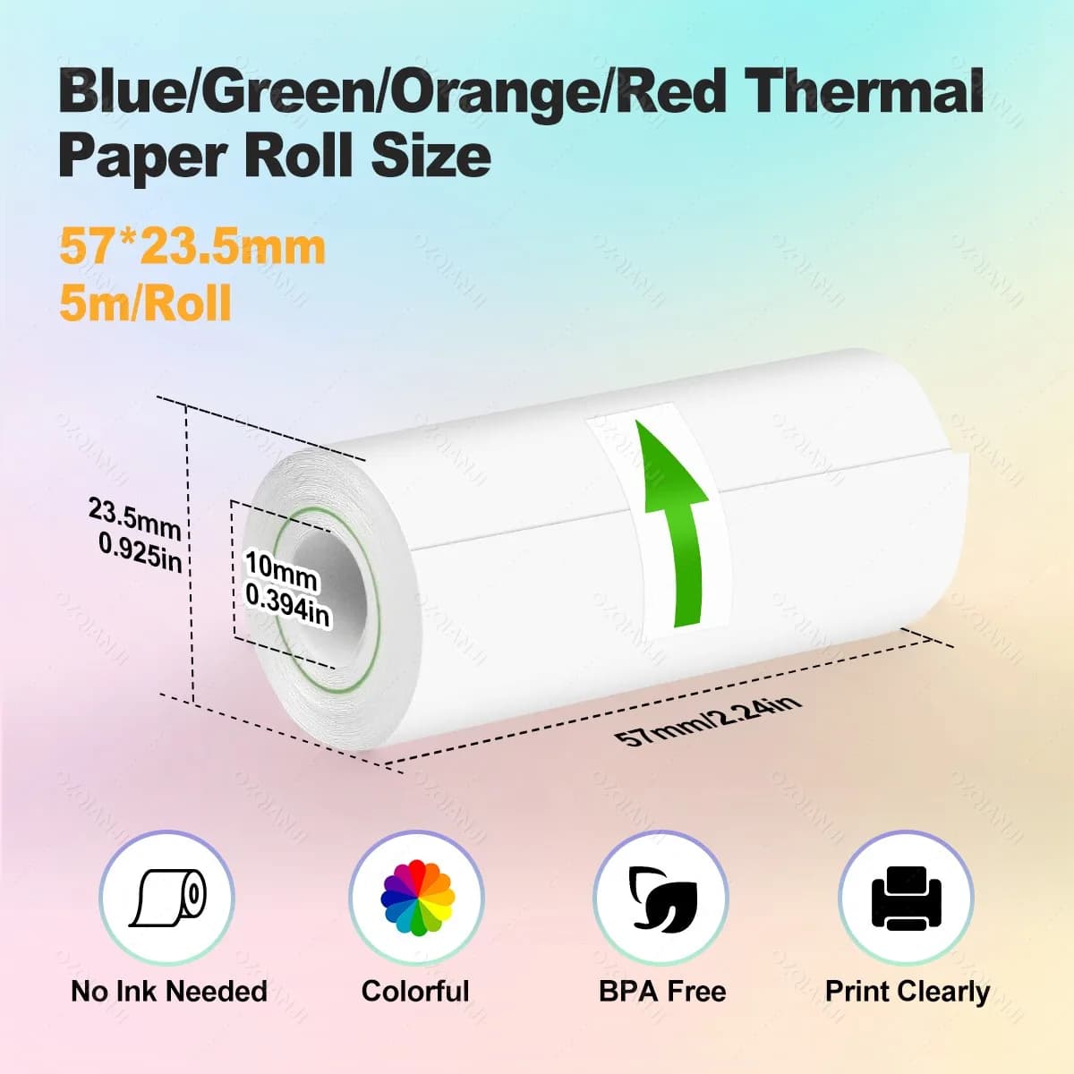 Thermal Photo Paper 57mm Rolls