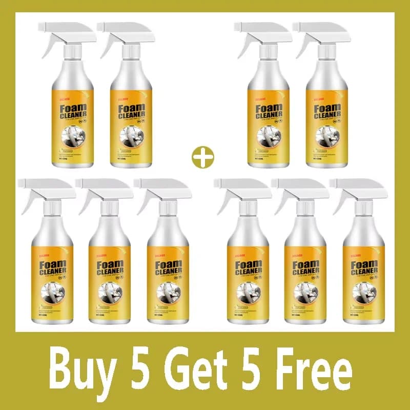 Multifunctional car upholstery cleaner car upholstery seat waterless wash powerful de-greasing cleaner universal